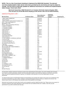 IIAS Merchant List - The Special Interest Group for IIAS Standards