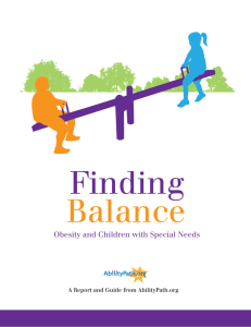 Obesity and Children with Special Needs