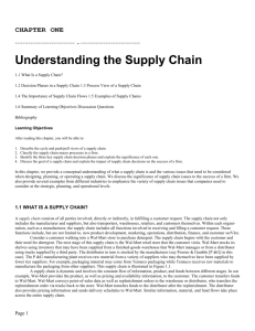 Understanding the Supply Chain