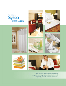 English - Sysco Guest Supply