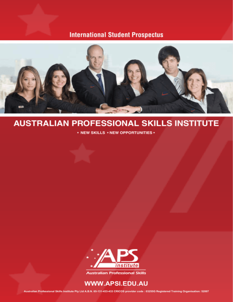 AUSTRALIAN PROFESSIONAL SKILLS INSTITUTE