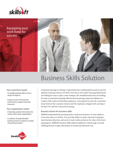 SkillSoft Business Skills Solution