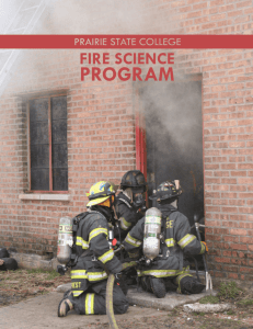 FIRE SCIENCE PROGRAM - Prairie State College