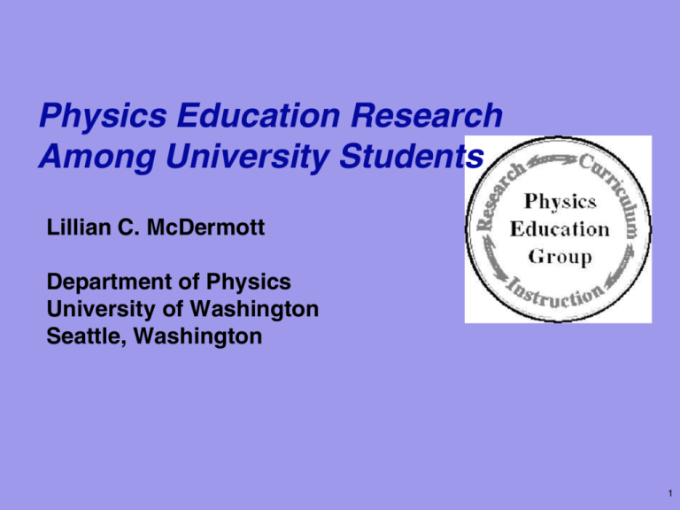 research topics in physics education pdf