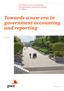 Towards a new era in government accounting and reporting