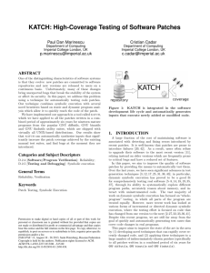 KATCH: High-Coverage Testing of Software Patches