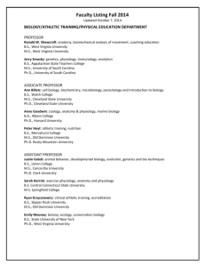 Faculty Listing Fall 2014 - Massachusetts College of Liberal Arts