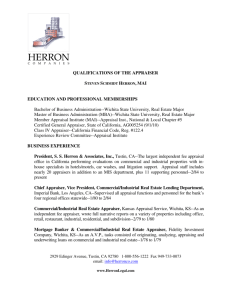 Steve Herron CV - Herron Companies
