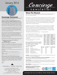 Trammell Crow 0114 Newsletter.indd