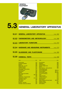 general laboratory apparatus
