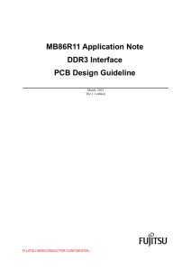 MB86R11 Application Note DDR3 Interface PCB Design