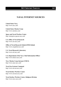 I&S Internet Sources NAVAL INTERNET SOURCES