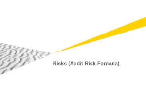 Risks (Audit Risk Formula)