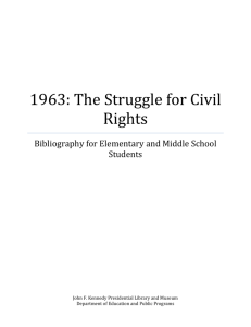 1963: The Struggle for Civil Rights