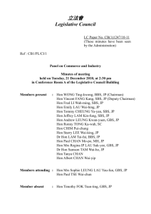 CB(1) - Legislative Council