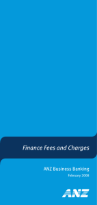 Finance Fees and Charges