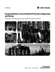 Integrated Motion on the Ethernet/IP Network