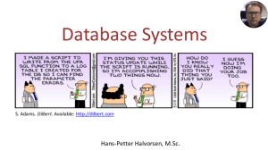Database Systems Overview