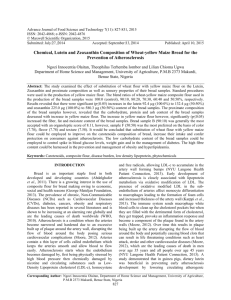 Chemical, Lutein and Zeaxanthin Composition of