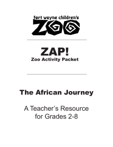 The African Journey A Teacher's Resource for Grades 2-8