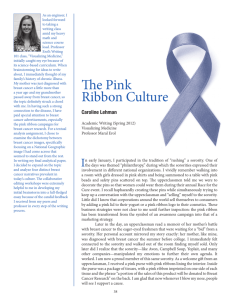 The Pink Ribbon Culture