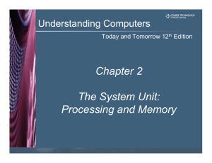 Chapter 2 The System Unit: Processing and Memory