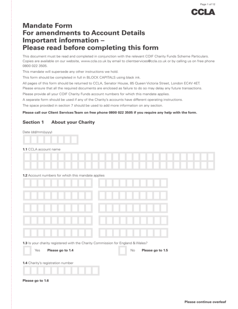 mandate-form-for-amendments-to-account-details-important