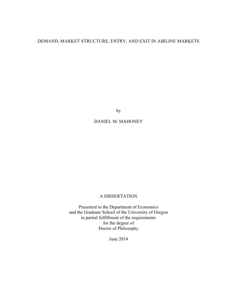 market entry dissertation