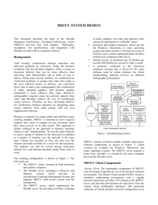 MIST/C SYSTEM DESIGN