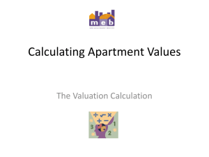 Calculating Apartment Values
