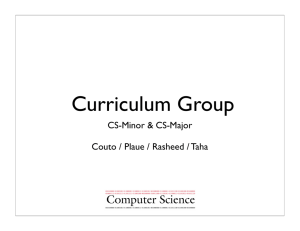 Curriculum Group - Computer Science