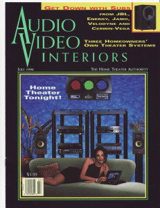 audio video interiors july 1996 elegance is