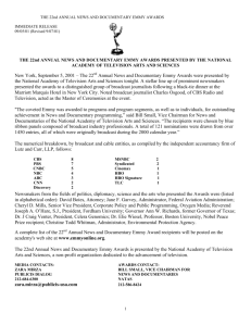 Winners - The National Academy of Television Arts & Sciences