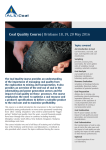 Coal Quality Course