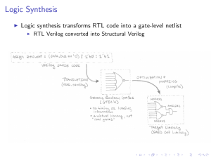 Logic Synthesis