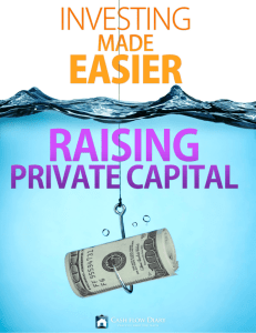 Investing Made Easier – Raising Private Capital