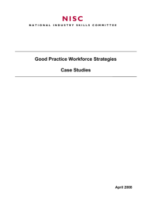 Good practice workforce strategies