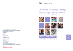 Children's Workforce Strategy
