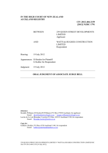 in the high court of new zealand auckland registry civ-2012-404-2159