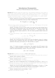 Introductory Econometrics