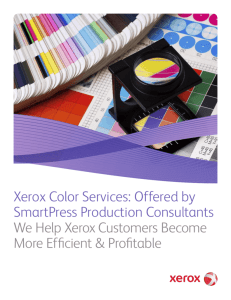 Offered by SmartPress Production Consultants