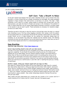 Deep Breathing - UA Life & Work Connections