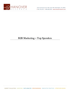 B2B Marketing – Top Spenders