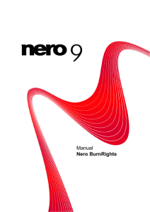 Manual Nero BurnRights