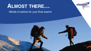 HSC Exam Preparation Tips