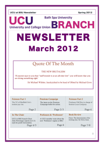 March 2012 Newsletter