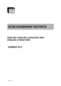 gcse examiners' reports
