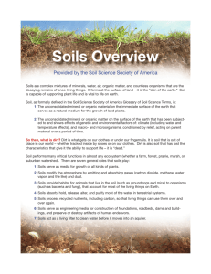 Soils Overview - Soil Science Society of America