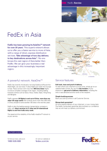 FedEx in Asia