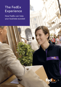 The FedEx Experience